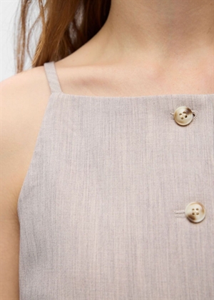 Ivalo sl waistcoat Morel Melange Object 